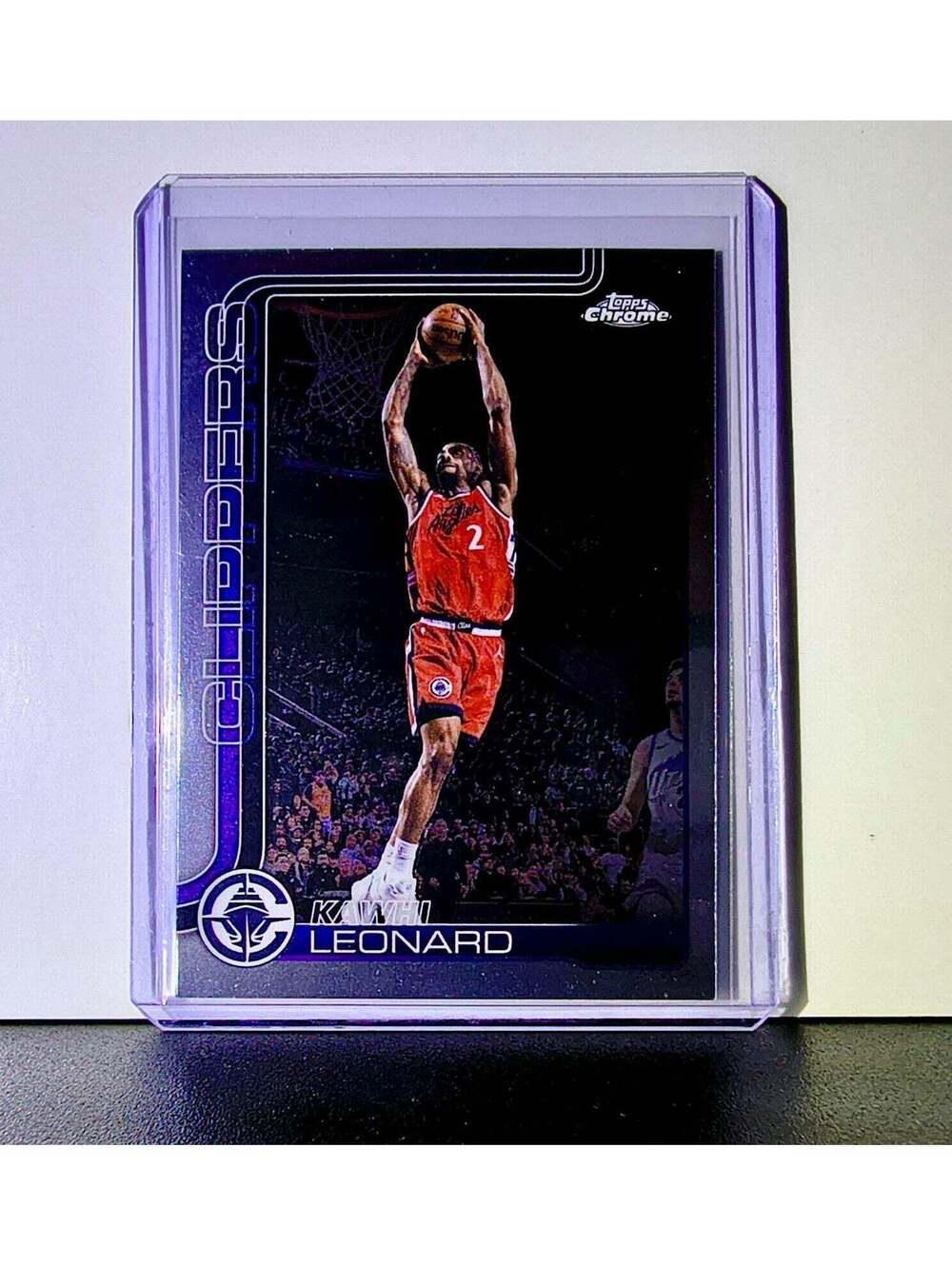 Kawhi Leonard 2025-26 NBA Topps Chrome Update #24 Card Los Angeles Clippers